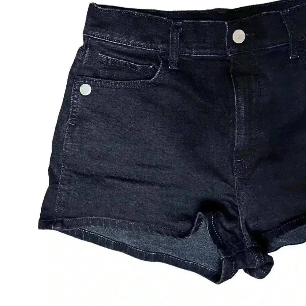 BLDWN Black Denim Brie Short Size 29 - Picture 3 of 8